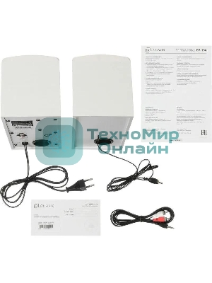 Акустическая система Oklick OK-164 2.0 белый 30Вт