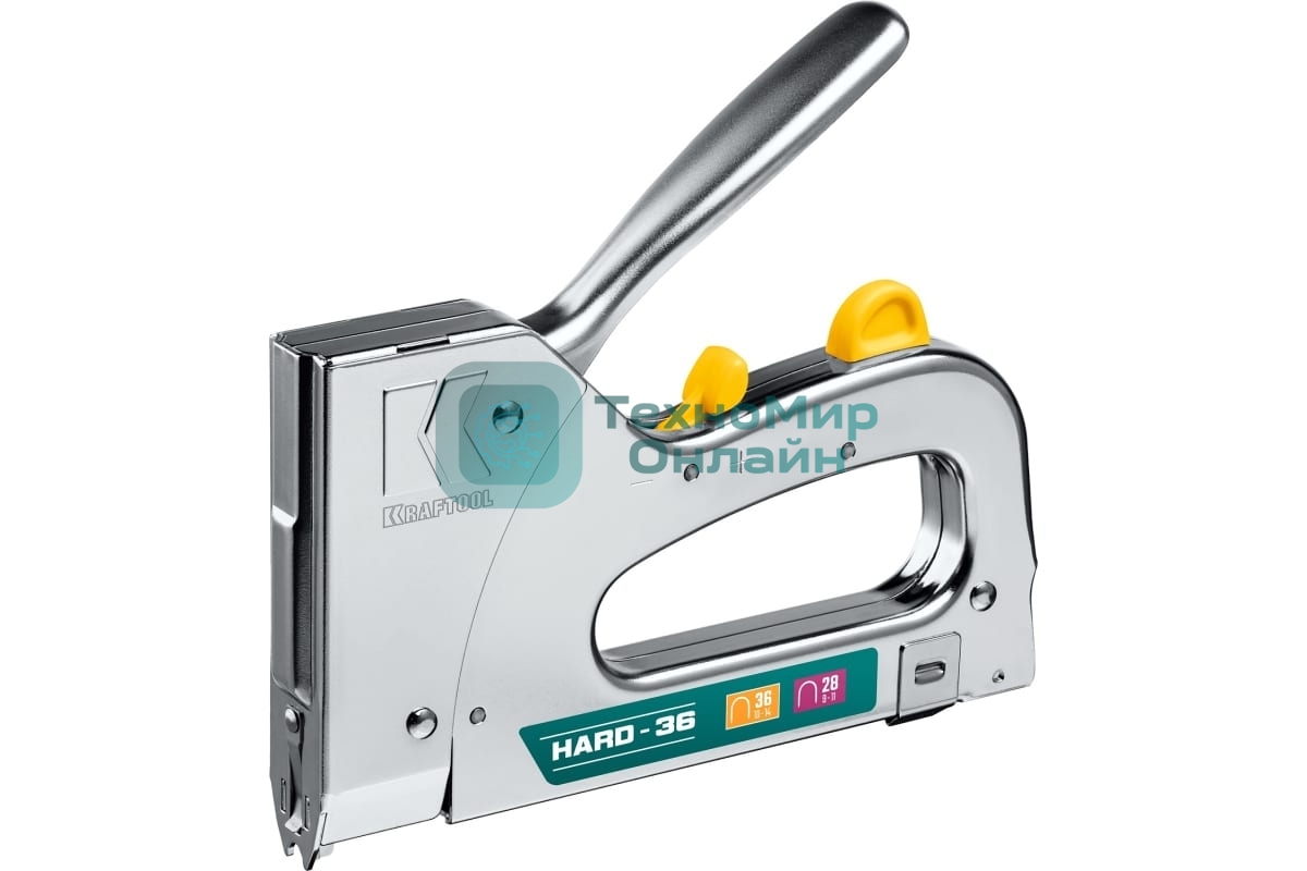 Кабельный рессорный степлер KRAFTOOL тип 36(10-14мм)/28, HARD-36