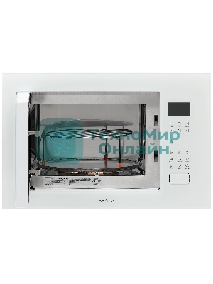 Встраиваемая микроволновая печь Krona REIN 60 WH белый, 25 л, 900 Вт, переключатели - сенсорные кнопочные (Touch Control)