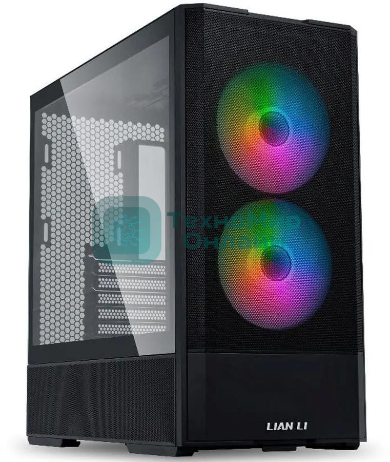 Корпус Lian Li Lancool 207 RGB Black, Midi-Tower, чёрный, 2 x 140 мм, 2 x 120 мм