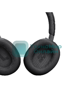 Беспроводные/проводные наушники JBL Live 770NC черный, полноразмерные, Bluetooth 5.3 + проводной, адаптивное шумоподавление , до 65 ч