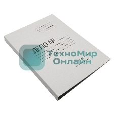 Скоросшиватель Silwerhof СК260M картон мелованный 0.4мм 260г/м2 белый