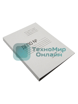 Скоросшиватель Silwerhof СК260M картон мелованный 0.4мм 260г/м2 белый