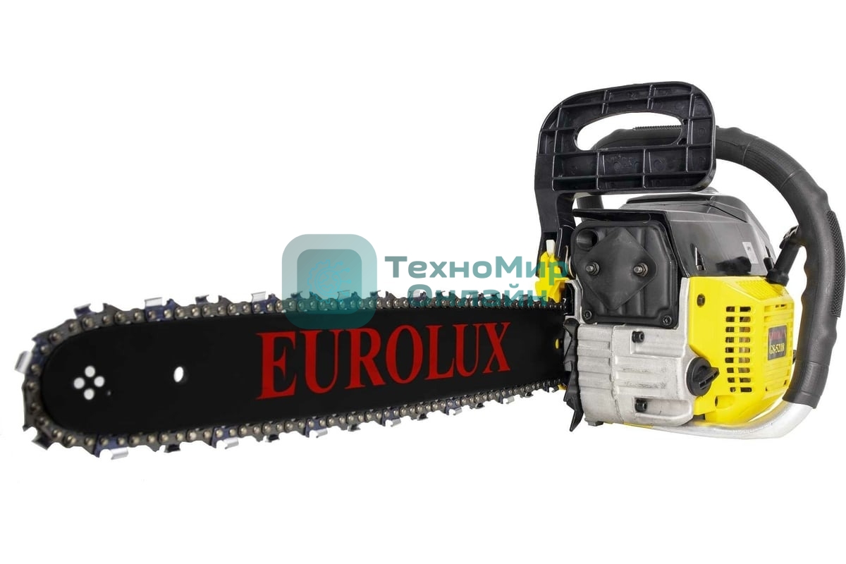 Бензопила Eurolux GS-5218 желтый/черный