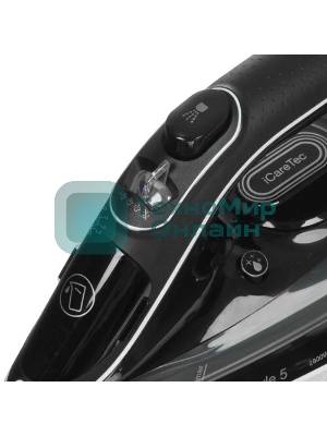 Утюг Braun SI5188BK черный/серый, 2800 Вт, 50 г/мин, 220 г/мин, 330 мл