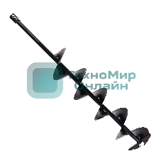 Шнек двухзаходный PATRIOT D 180i для льда, диаметр 180мм, длина 1000мм, смен. ножи (Россия)