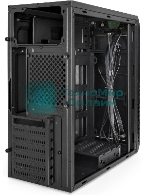 Компьютерный корпус Miditower ExeGate XP-334UC-UNS400 (ATX, БП UNS400 с вент. 12см, 1хUSB/1хUSB 3.0/1хTypeC, аудио, черный)