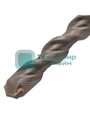 Бур по бетону Denzel двойная спираль, Cobalt W-tip, 14x460 мм, SDS PLUS