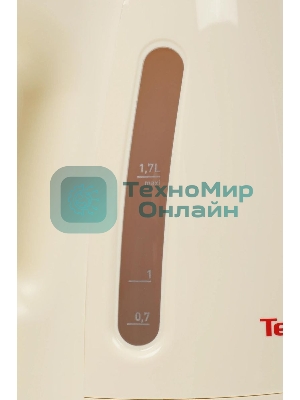 Чайник электрический Tefal BF925232 1.7л. 2400Вт песочный (корпус: пластик)
