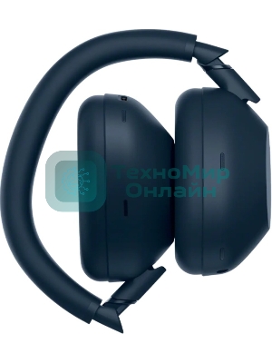 Беспроводные/проводные наушники Sony WH-1000XM6 синий, полноразмерные, Bluetooth + проводной, активное шумоподавление, до 40 ч
