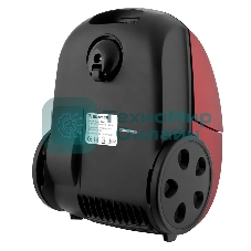 Пылесос BRAYER BR4223 черный/красный, 380/1800 Вт, уборка сухая, пылесборник мешок 2.5 л