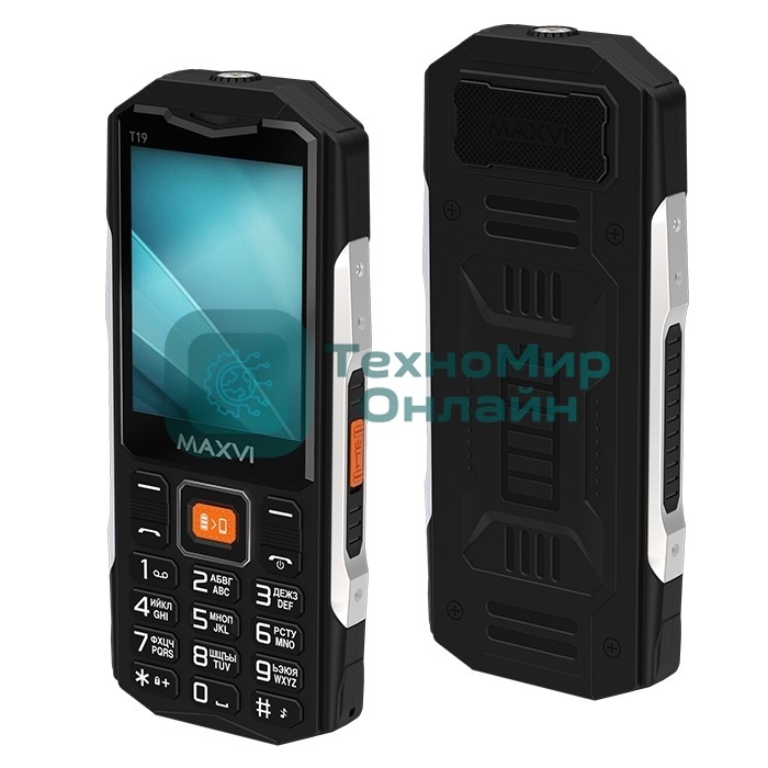 Мобильный телефон Maxvi T19 черный