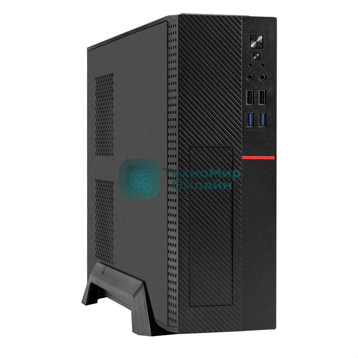 Компьютерный корпус Desktop ExeGate MI-307U2-M450 (mini-ITX/mATX, БП M450 с вент. 8см, 2хUSB+2хUSB 3.0, HD аудио, черный)