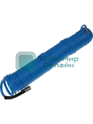 Шланг FUBAG 170302 спиральный с фитингами рапид полиуретан 15 бар 6x10мм 15м