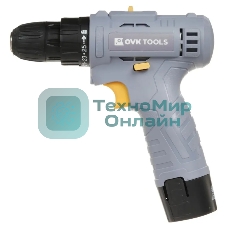 Дрель-шуруповерт Ovk Tools OTCS1AA-12V-1.3A, 12 В, 1,3 Ач, 22 Нм, щеточный