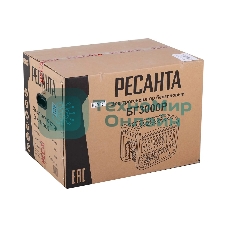 Электрогенератор бензиновый Ресанта БГ 3000 Р, 2.5 кВт, 66 дБ, 40 кг