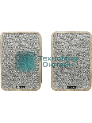 Акустическая система Оклик OK-417A 2.0 светлое дерево 40Вт BT