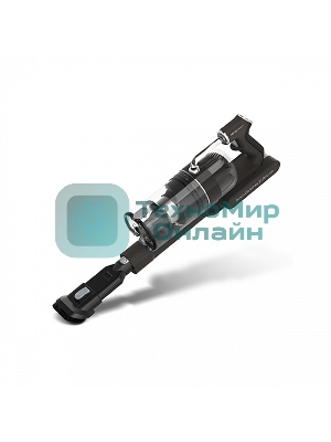 Пылесос вертикальный BQ VCA0104H серый, питание от аккумулятора, 130 Вт, уборка сухая, пылесборник 0.5 л, работа от АКБ max 45 мин.