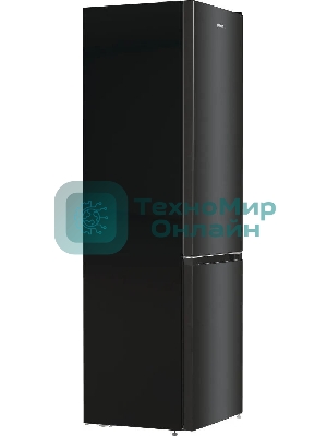 Холодильник Gorenje NRK6202EBXL4 черный матовый двухкамерный 235/96л морозилка снизу, No Frost