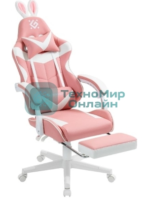 Кресло игровое Defender Irifi розовый, класс 4, PU, подножка 1