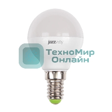Лампа светодиодная JazzWay PLED-SP G45 9Вт шар 5000К холодный белый E14 820лм 230В