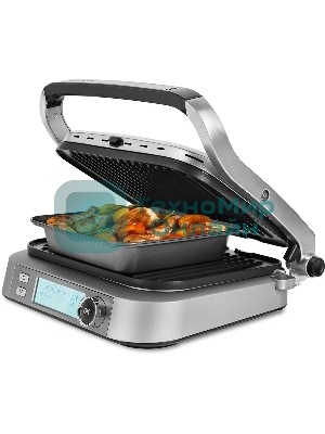 Электрогриль Red Solution SteakPRO RGM-M816P 2100Вт черный/серебристый