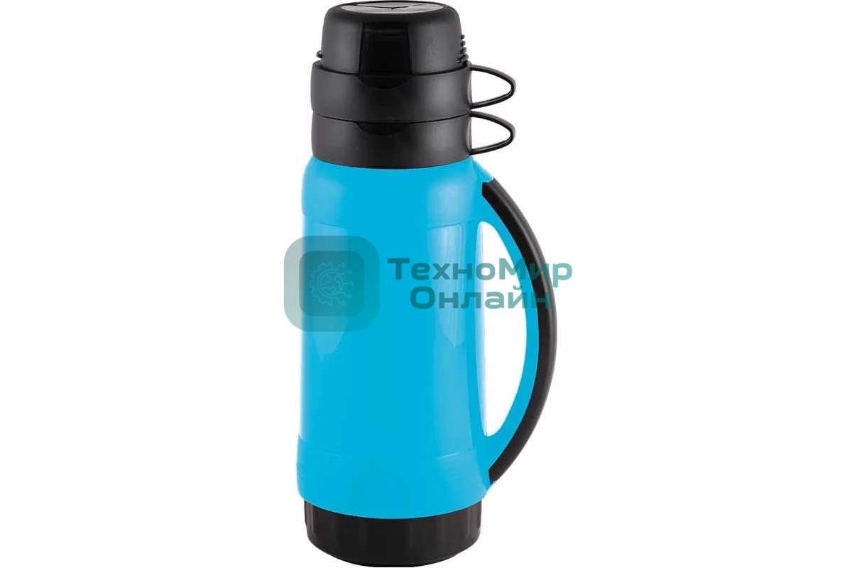 Термос в пластиковом корпусе со стеклянной колбой PRATICO, 1,8 л. (2 чашки)