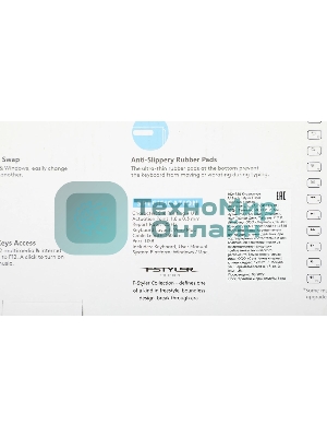 Клавиатура проводная A4Tech Fstyler FX50, USB, серый