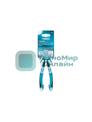 Плоскогубцы Gross 16973 комбинированные, 180 мм, трехкомпонентные рукоятки