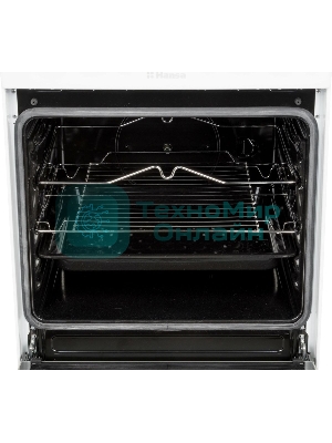 Плита электрическая Hansa FCEW54120 белый, конфорок 4 шт, духовка 62 л, 50 см x 85 см x 60 см