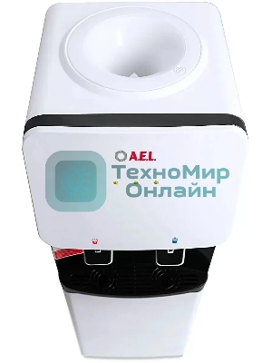 Кулер для воды AEL LD-AEL-85c, верхняя загрузка, нагрев 95 °С, охлаждение 8 °С, белый/черный