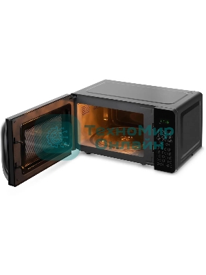 Микроволновая печь Hyundai HYM-D2076 черный, 20 л, 700 Вт, переключатели - сенсор