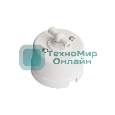 Выключатель проходной поворотный Bironi B1-201-21 1-кл. ОП Лизетта 10А IP20 ретро 4 полож. ABS-пластик белый