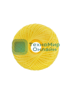 Шпагат полипропиленовый Сибртех 1200 текс, 1,7 мм, L400 м, желтый
