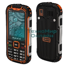 Мобильный телефон Maxvi R2 up оранжевый