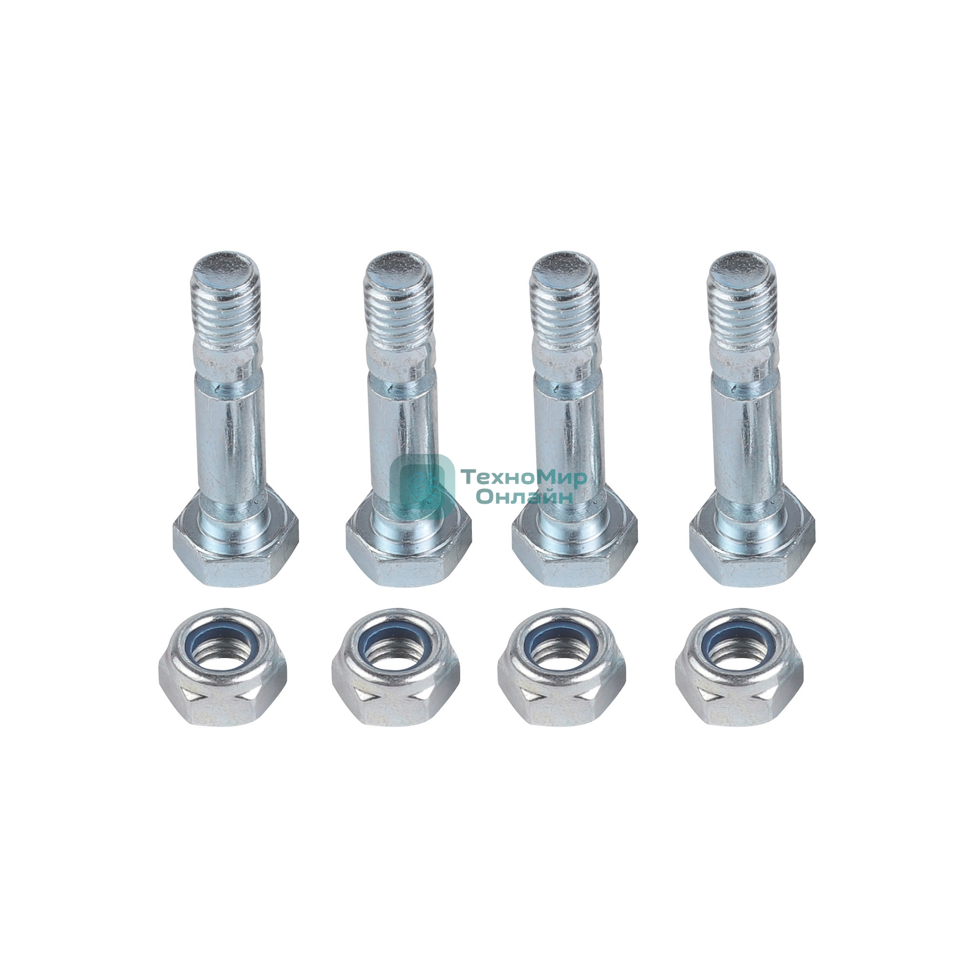 Болты срезные SH 8-38 диаметр 8 мм, для установки на шнек снегоуборочной машины (комплект 4 шт)