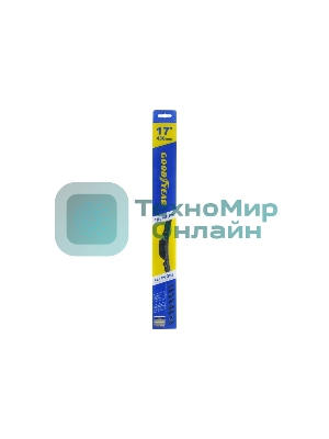 Бескаркасная щетка GOODYEAR GY000437 PREMIUM 17''/43см