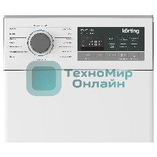 Стиральная машина KORTING KWMT 1488 I белый, загрузка вертикальная 8 кг, 1300 об/мин, класс: А+++