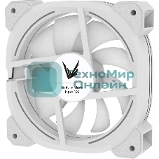 Вентилятор для корпуса Formula Nulight 12WH RGb 120х120x25 белый 3-pin 4-pin (Molex) 19.06дБ (NULIGHT 12WH FR) Ret