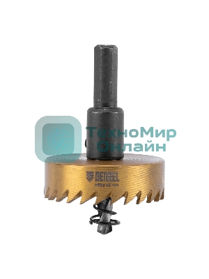 Коронка по металлу Denzel HSS, 45 мм, нитридтитановое покрытие