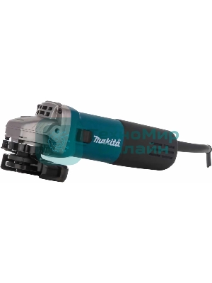Угловая шлифовальная машина машина Makita 9557HNRK 840Вт 11000об/мин рез.шпин.:M14 d=115мм