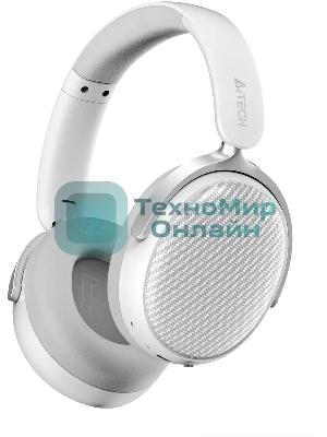 Беспроводные/проводные наушники A4Tech Bloody BH350C белый, полноформатные, Bluetooth + проводной