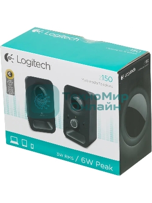 Колонки Logitech Z-150, черный 980-000814 Колонки 2.0