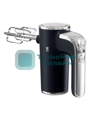 Миксер ручной BQ MX420 черный, мощность 500 Ватт, 5 скоростей, режим Турбо