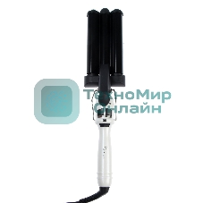 Щипцы для завивки волос Vivien VE-2020 черный/белый, 22 мм, 200 °C, 10 режимов