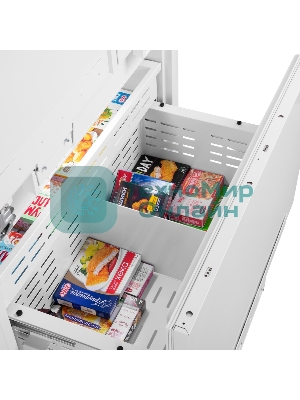 Встраиваемый холодильник Maunfeld MBF212NFW2 белый двухкамерный 389/157 л морозилка снизу, No Frost