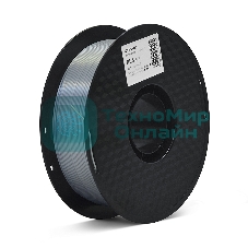 Филамент Crown Micro CM-FILPLAS005S PLA Silk 1.75 1кг серебряный