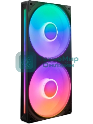 Вентилятор для корпуса Case Cooler NZXT F240 RGb Core (120x120x25мм, 4-pin PWM, RGb, 75.12CFM, 30dBA, 2400RPM, Black, Single-Frame RGb Fan Unit)