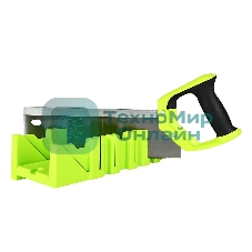 Стусло пластиковое с пилой 300мм Deli DL580900 пильное полотно из стали 65Mn, прорезиненная двухкомпонентная ручка