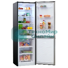 Холодильник Nordfrost NRB 162NF B черный двухкамерный 205/105 л морозилка снизу, No Frost